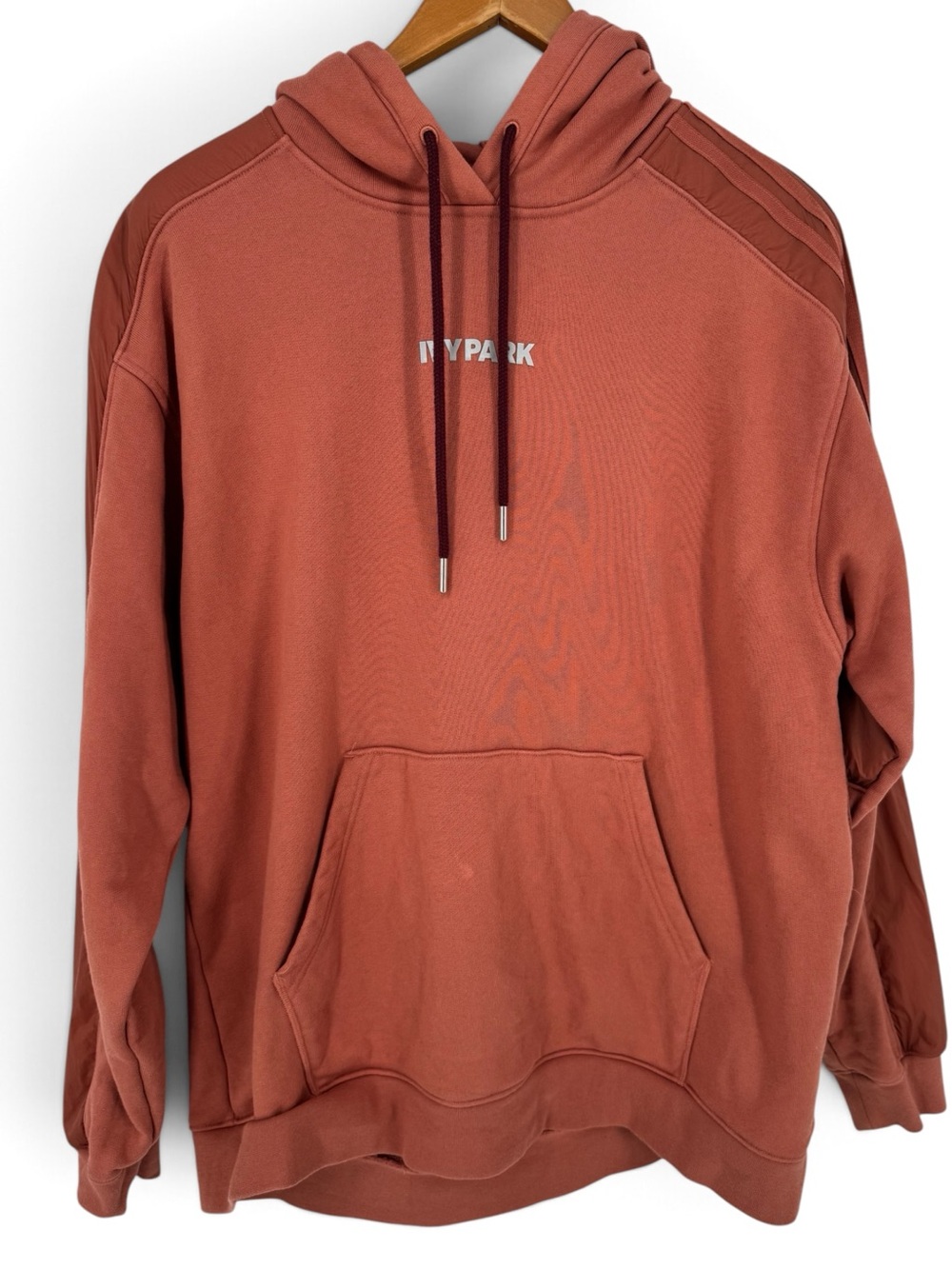 Adidas IVY PARK Terracotta Clay Pullover Hoodie Men’s Neutral Cotton